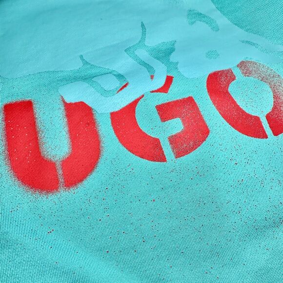 HUGO BOSS VCARB F1 Miami GP 2024 Hoodie L Teal Pink Limited Edition - Picture 10 of 12